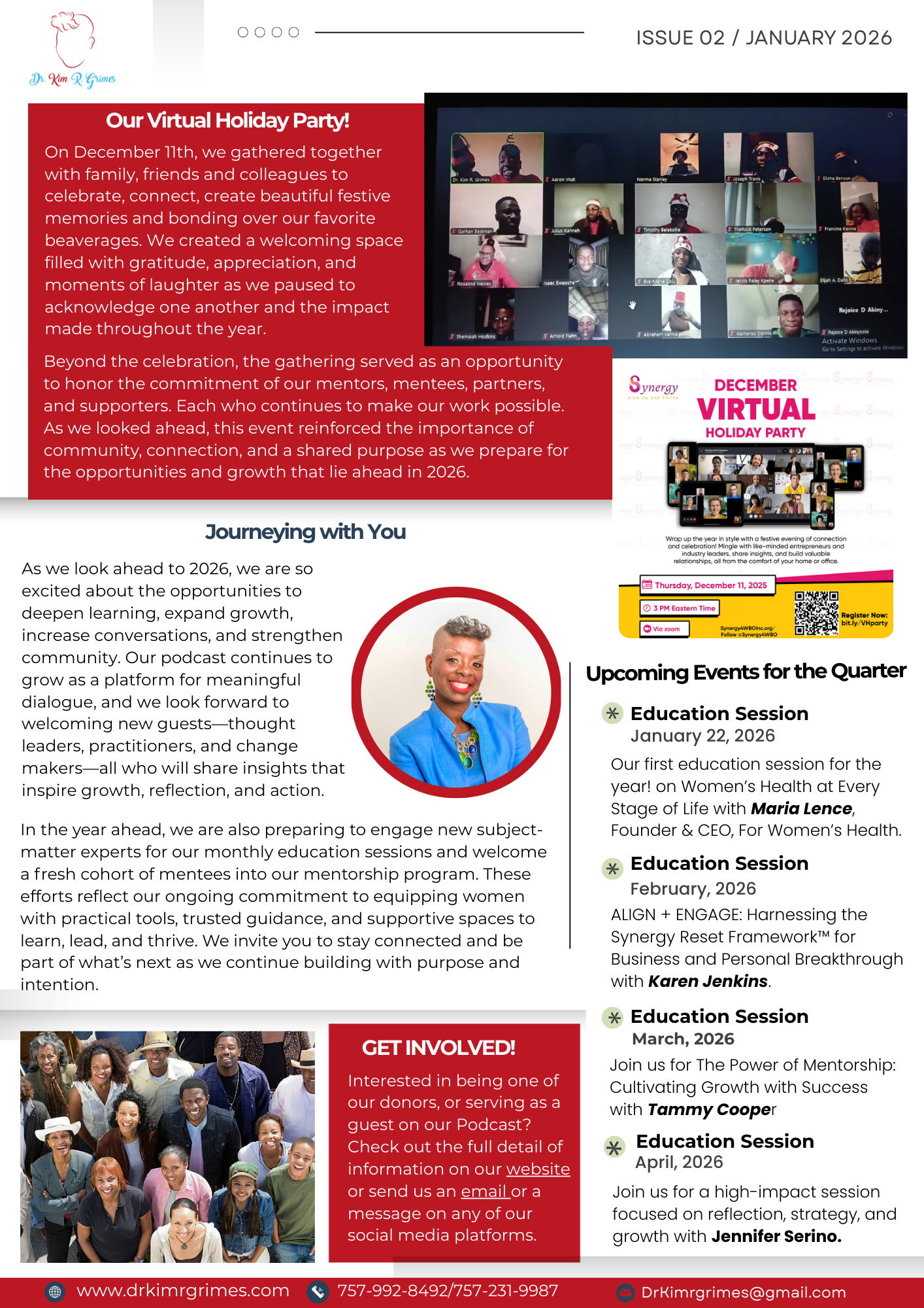 Synergy4WBO Newsletter October 2025 – Page 2