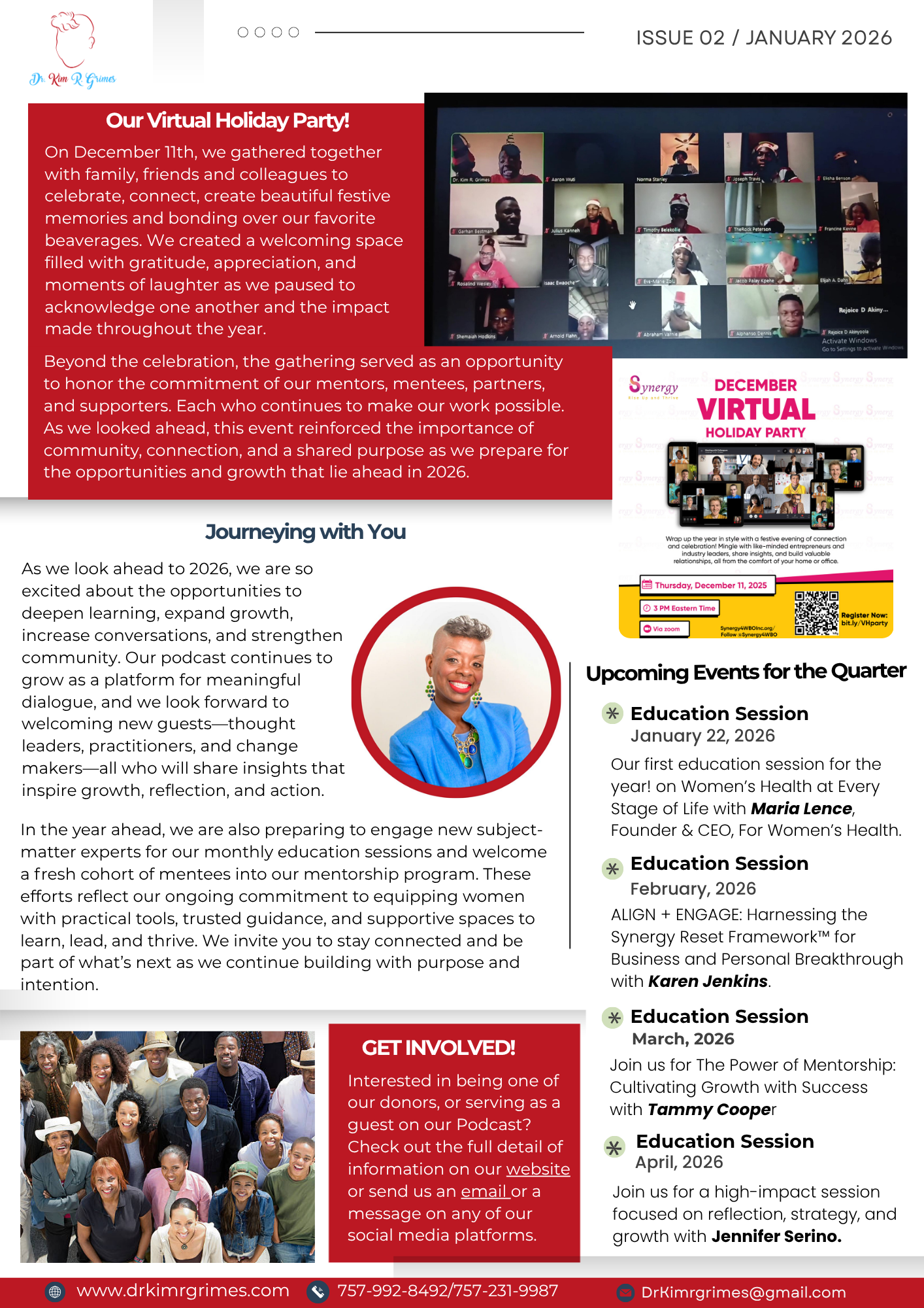 Synergy4WBO Newsletter October 2025 – Page 2